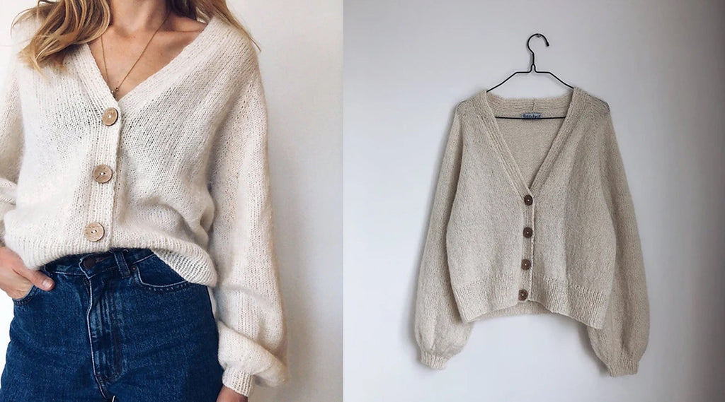 Balloon Cardigan by Petite Knit