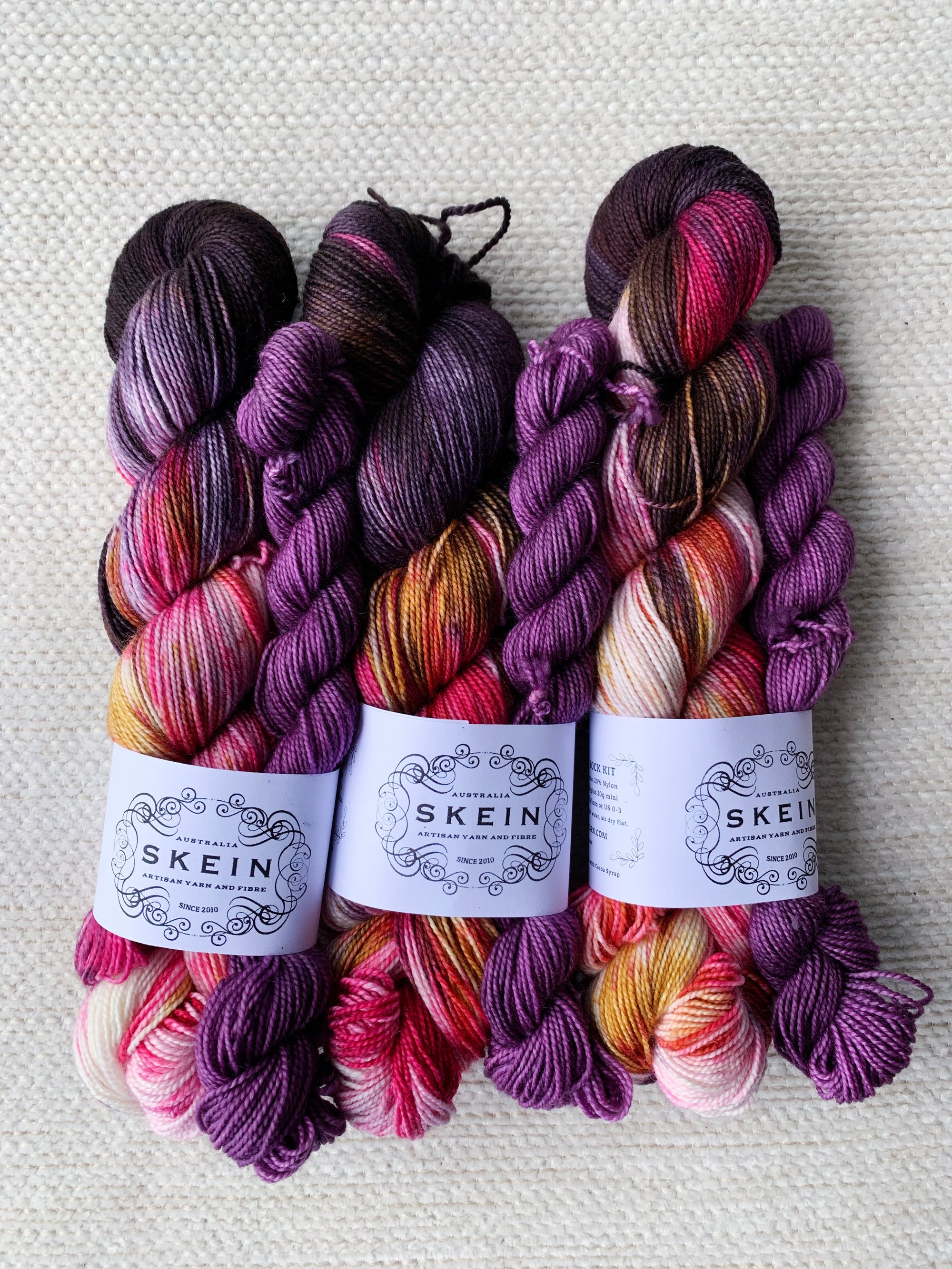 Choc-Cherry Ice Cream with Cocoa Syrup - Sugar Rush Sock Kit