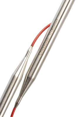 ChiaoGoo Red Lace Stainless Steel Fixed Circular Needles