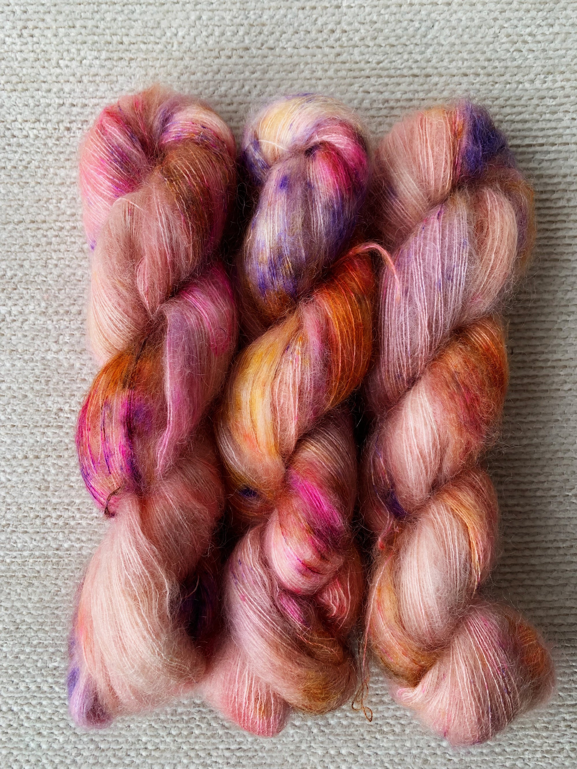 Papaya - Mohair Silk Lace