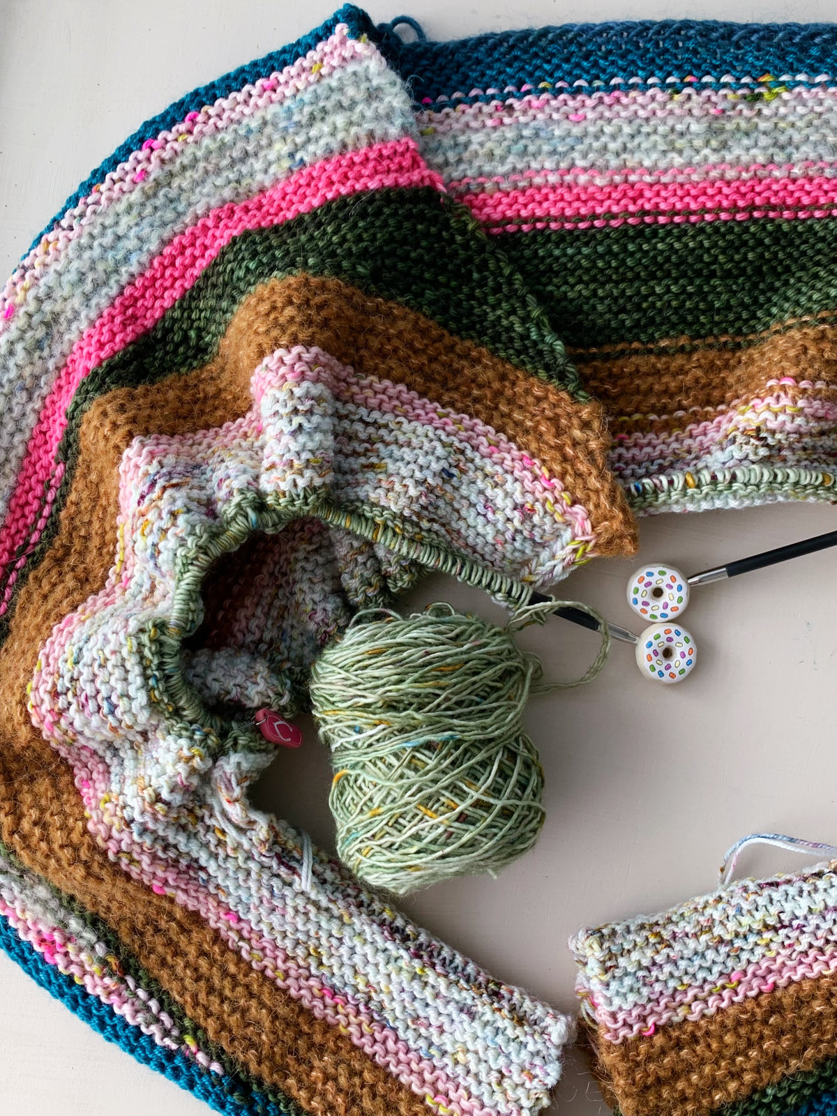 Scraptober yarn and knitting inspiration
