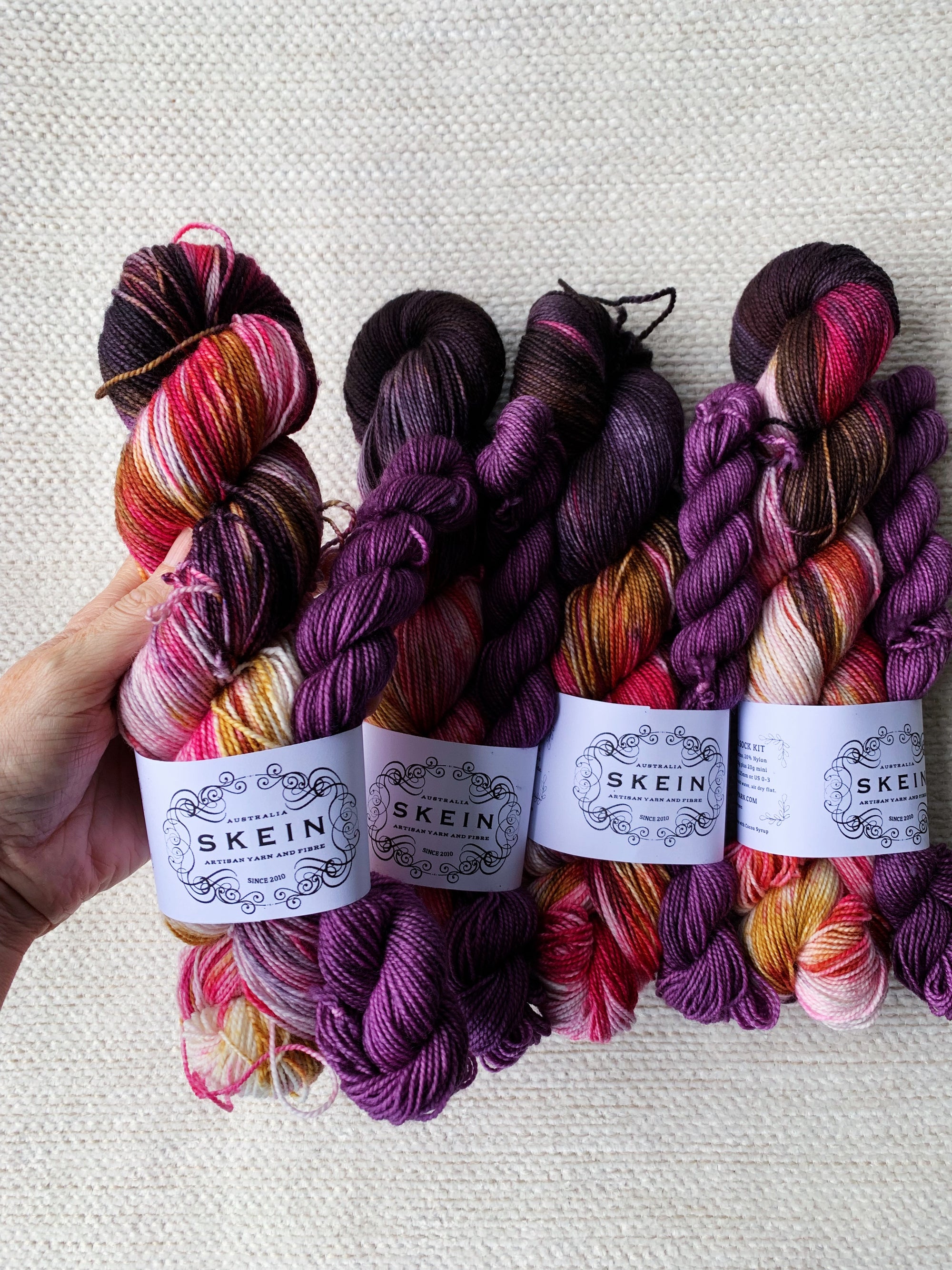 Choc-Cherry Ice Cream with Cocoa Syrup - Sugar Rush Sock Kit