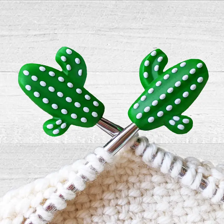 Cactus Stitch Stoppers by Pretty Warm Designs