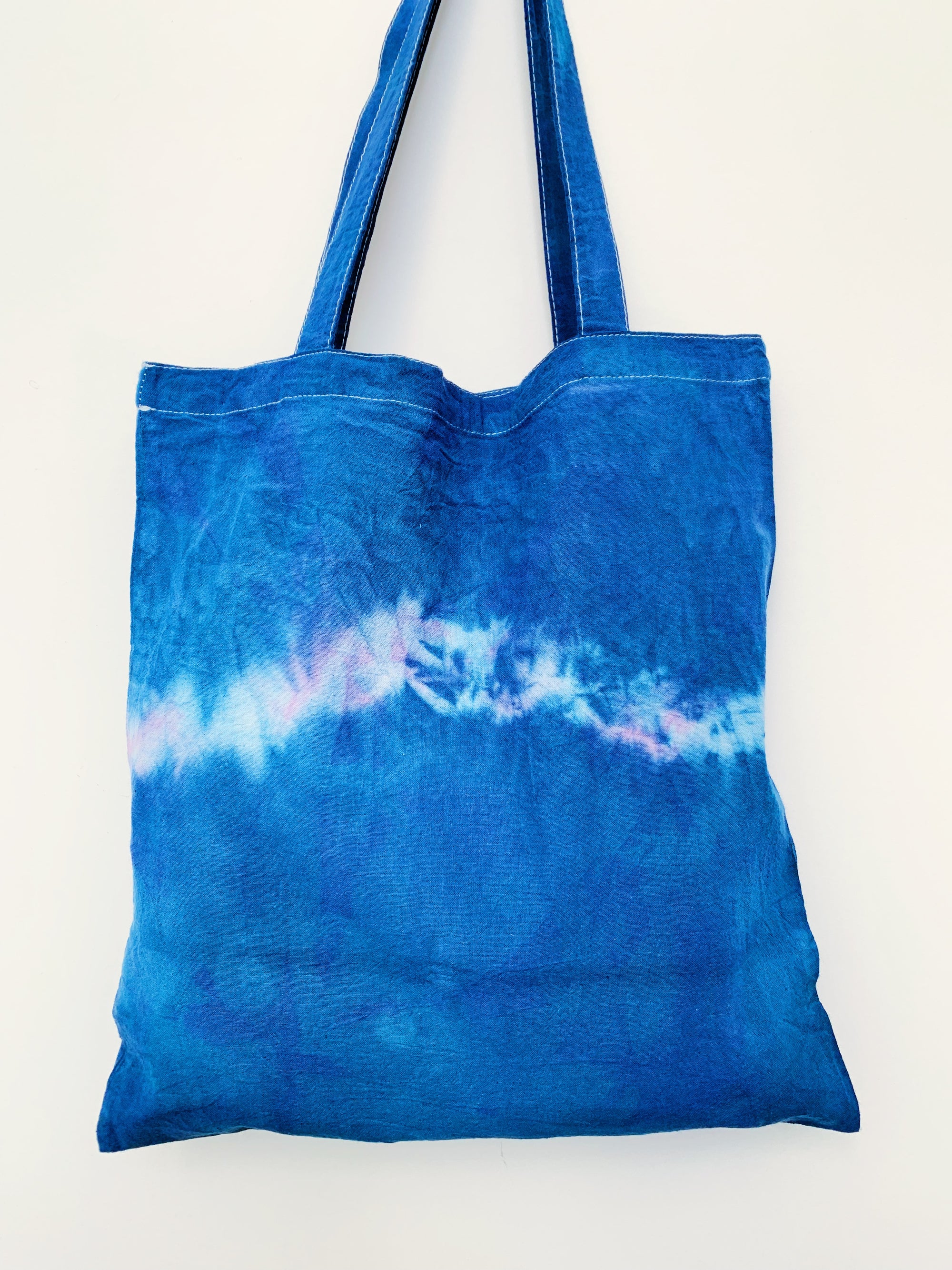 Southern Lights - Shibori-Dyed Project Bag - Winter Solstice Collection