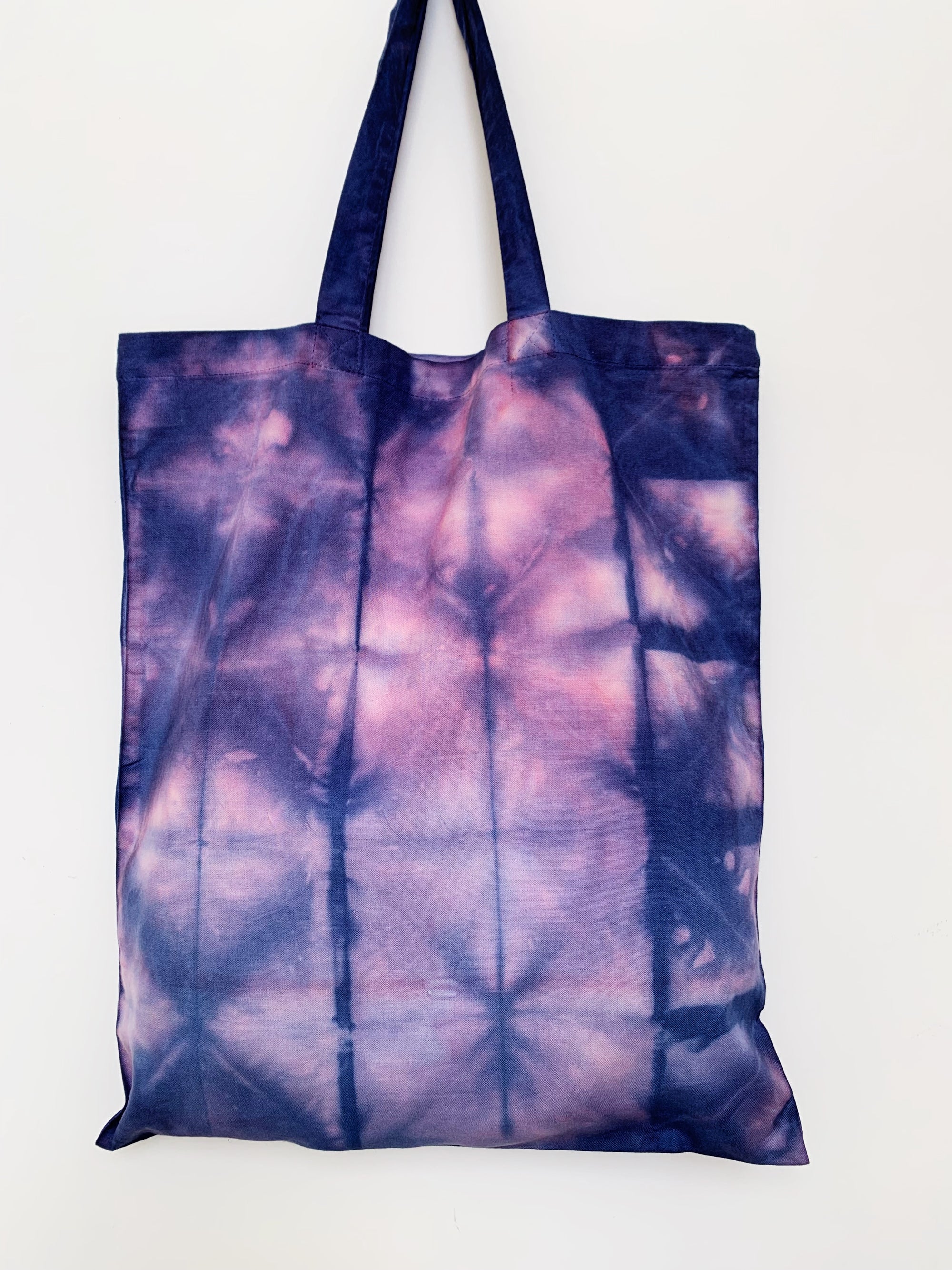 Lunar - Shibori-Dyed Project Bag - Winter Solstice Collection