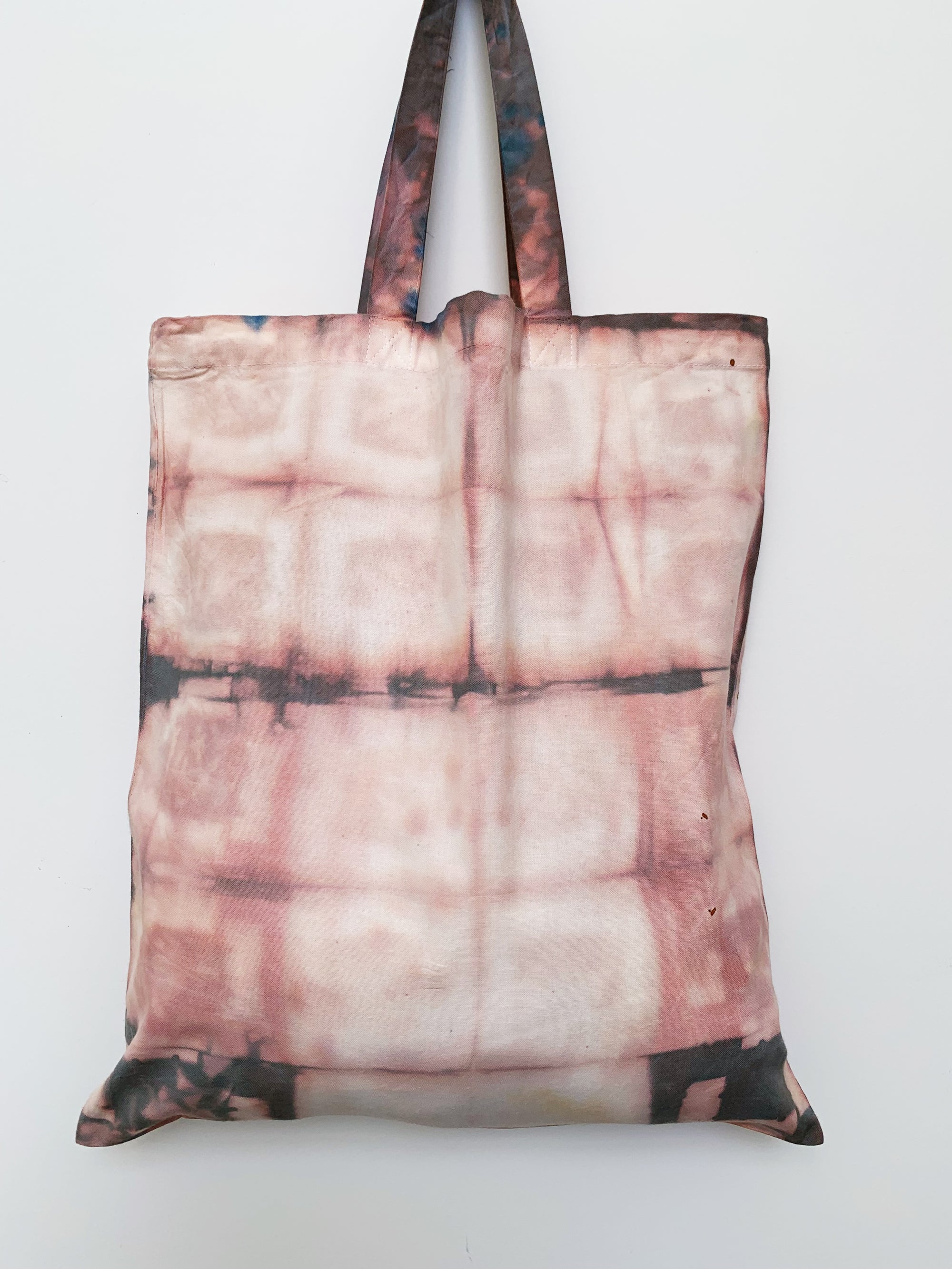 Frost - Shibori-Dyed Project Bag - Winter Solstice Collection