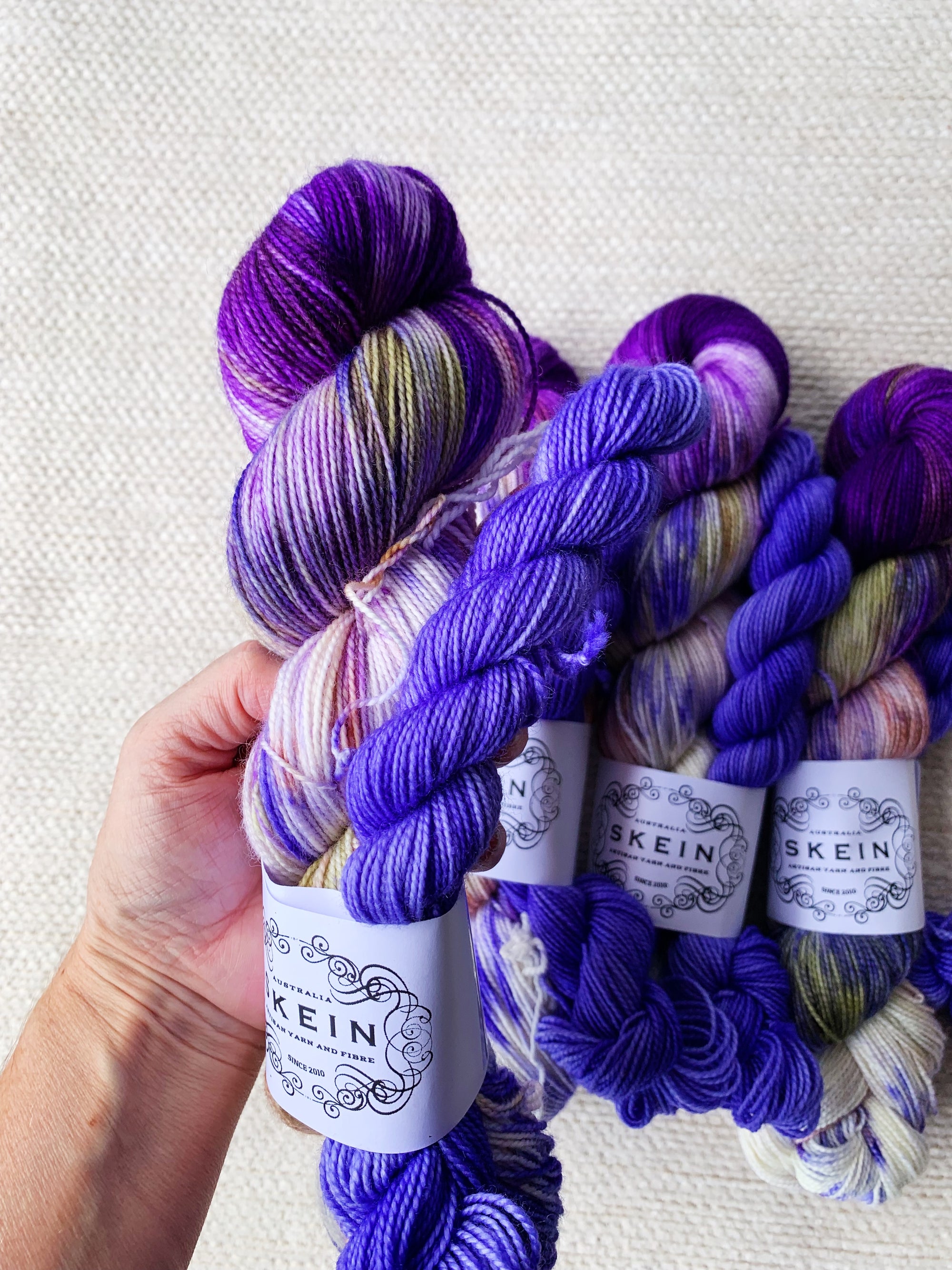 Purple Jade - Sock Kit - Crystal Collection
