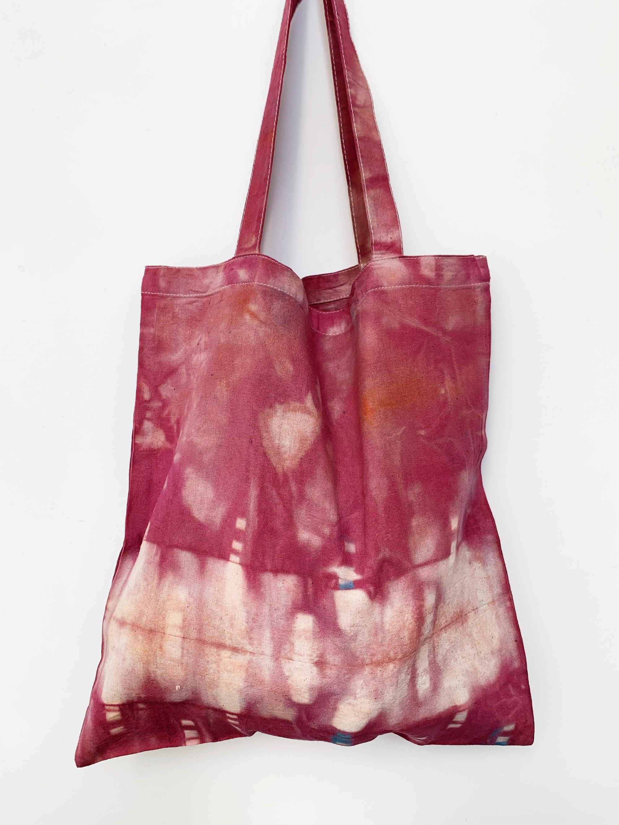 Cinnabar - Shibori-Dyed Project Bag - Crystal Collection