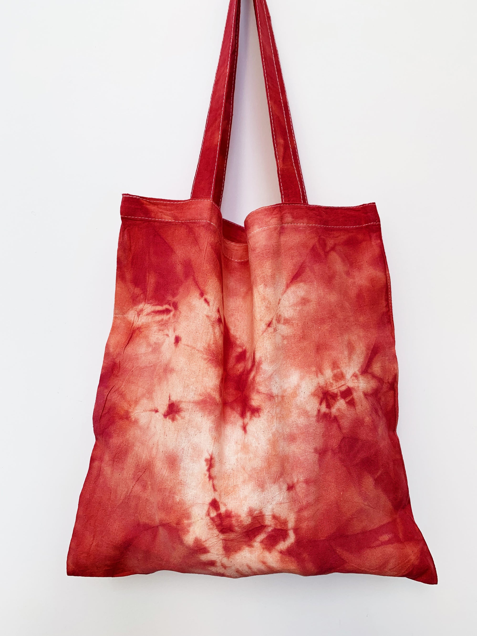 Carnelian - Shibori-Dyed Project Bag - Crystal Collection