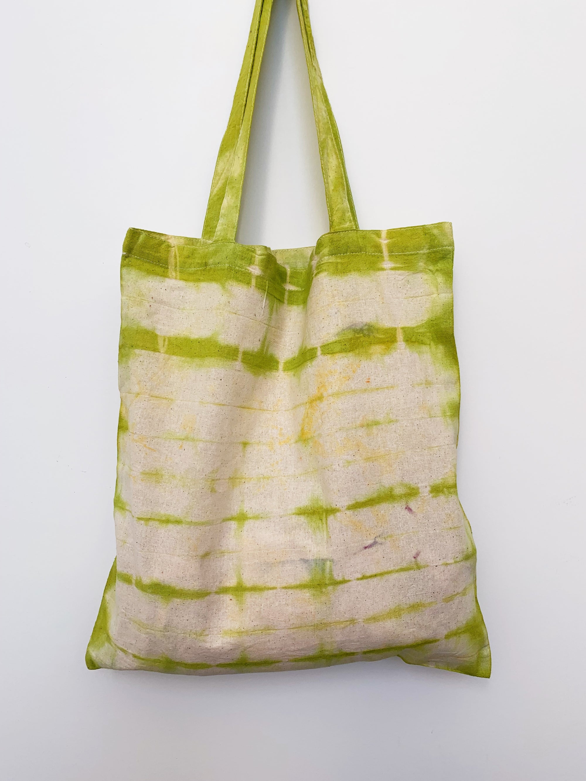 Green Onyx - Shibori-Dyed Project Bag - Crystal Collection