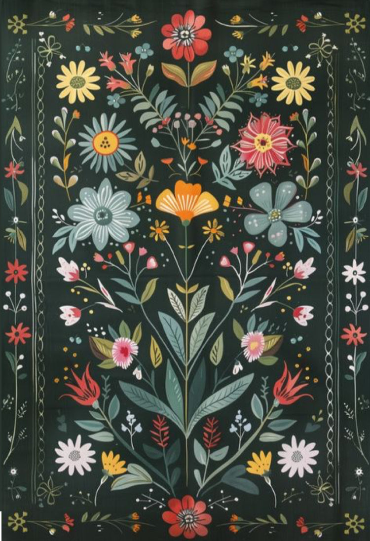 Abundance - Sock Kit - Floral Folk Collection