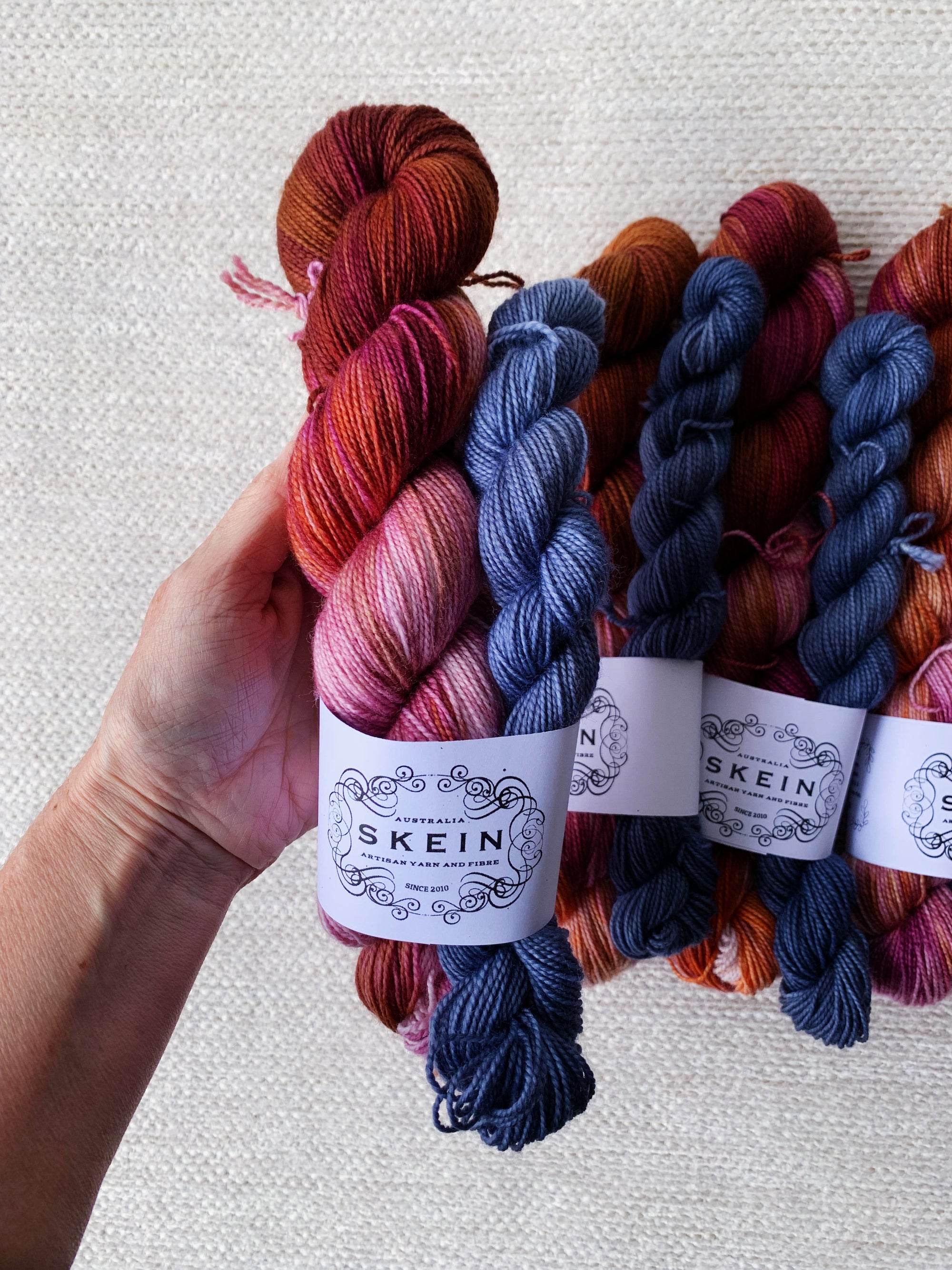 Autumn Blooms - Sock Kit - Floral Folk Collection