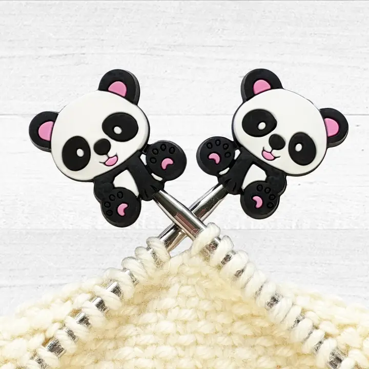 Pink Panda Stitch Stoppers by Pretty Warm Designs