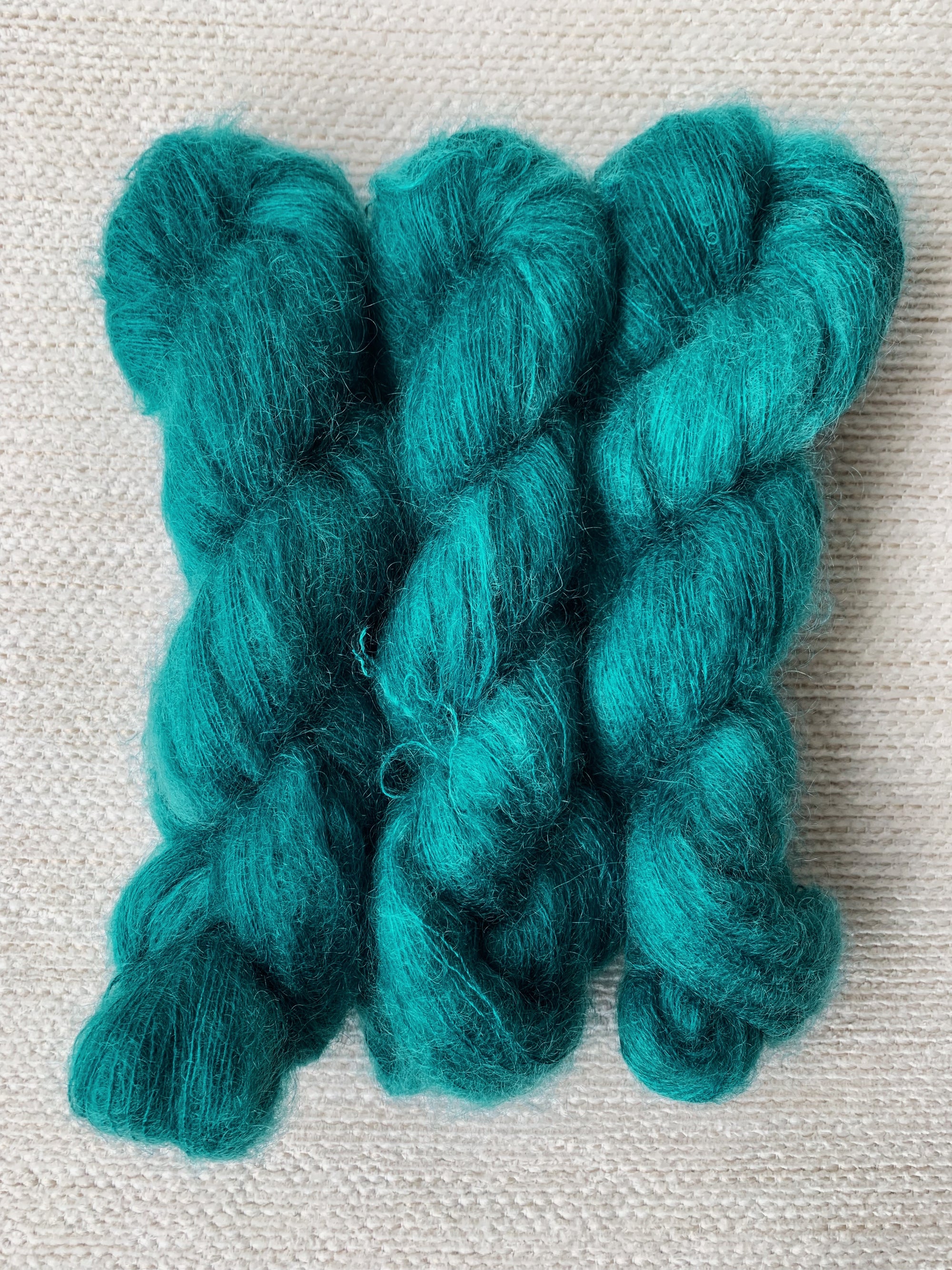 Big Teal - Mohair Silk Lace