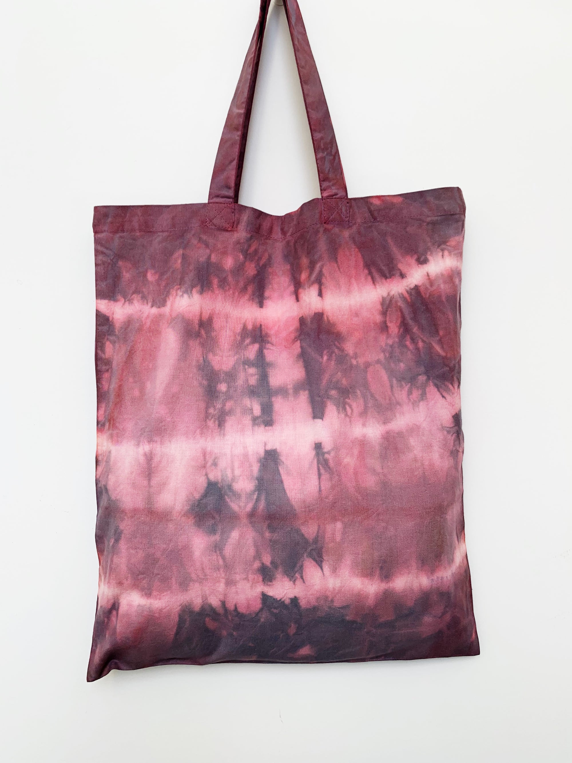 Mulled Wine - Shibori-Dyed Project Bag - Winter Solstice Collection